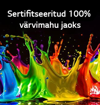 LG QNED evo AI QNED82 Mini LED koos Dynamic QNED Color Pro-ga täidab ekraani erksate, voolavate mitmevärviliste, maalilaadsete liikumispursetega, tuues esile täiustatud värvielujõu, mis on sertifitseeritud 100% Color Volume'i jaoks.